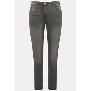 Ulla Popken  Jean Skinny modèle Sarah. Coupe étroite 5 poches, taille haute. 