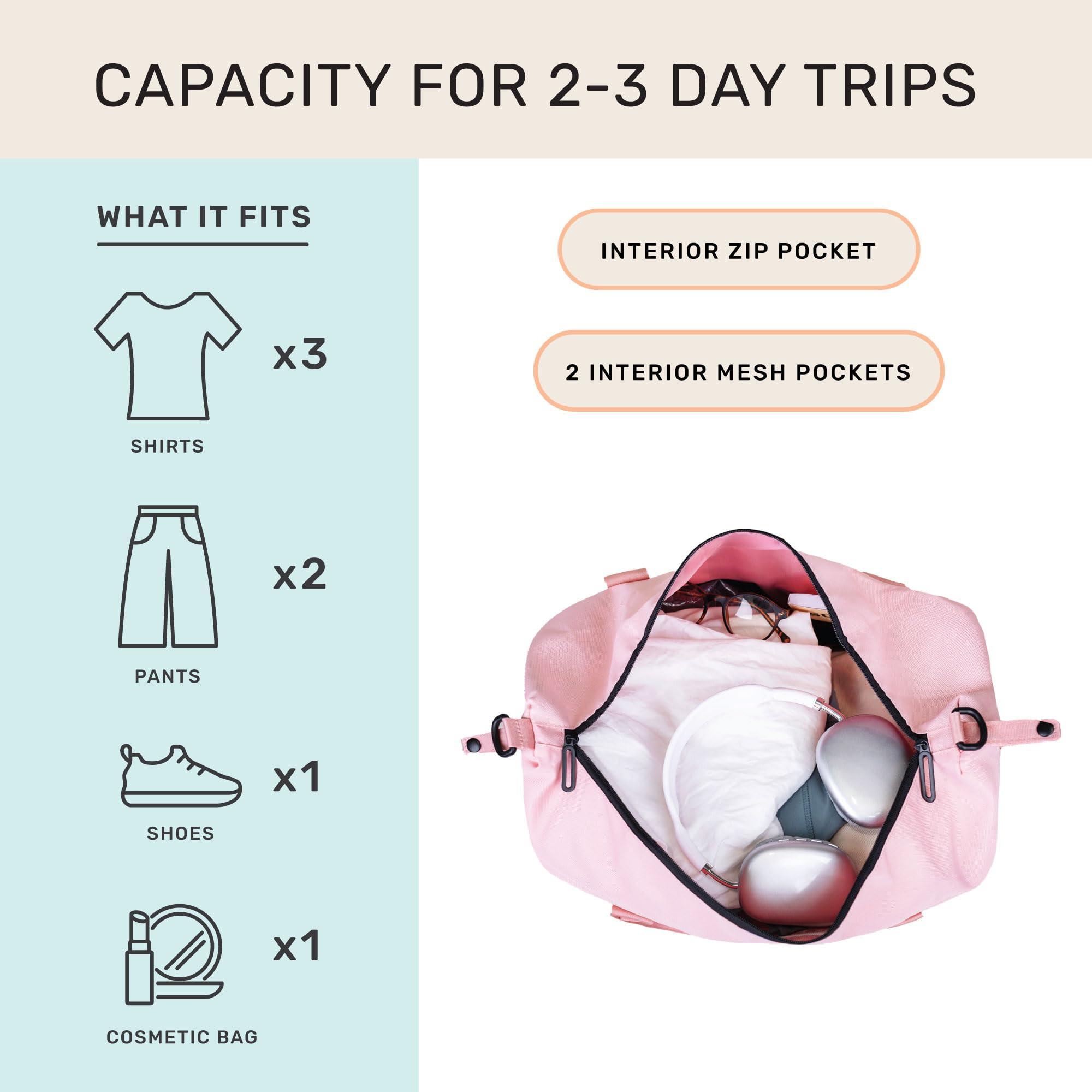 Only-bags.store Reisetasche Weekender Blush  