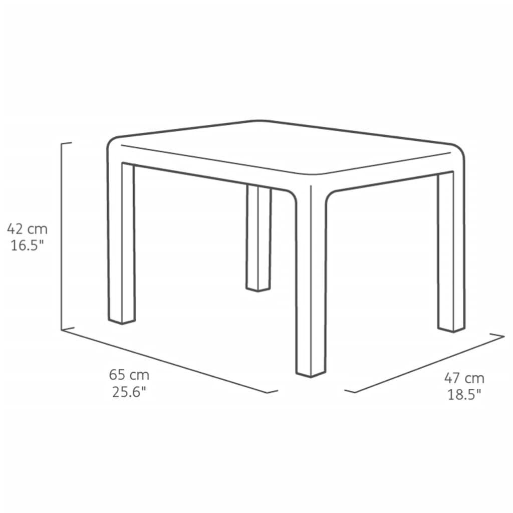 Keter set mobili per esterni Plastica  