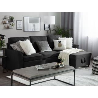 Beliani Ecksofa aus Polyester Modern NESNA  