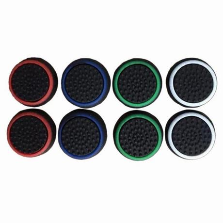 eStore  Cache-chapeau en silicone pour PS4 et Xbox One, pack de 4 - Blanc 