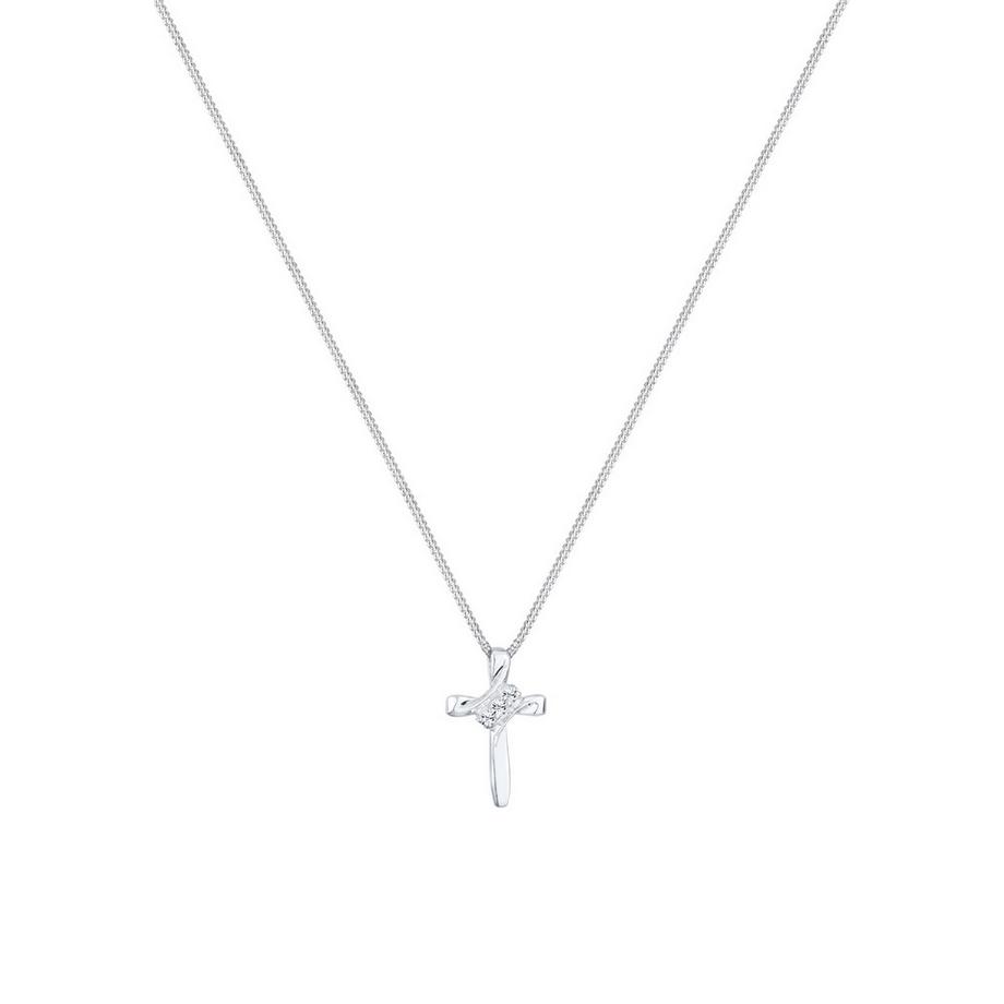 Elli  Collier Pendentif Croix Avec Cristaux 