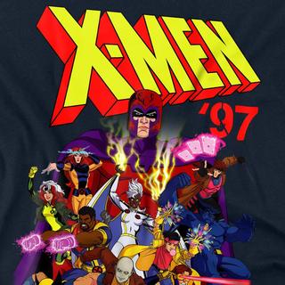 MARVEL X-Men '97 Stampa Grafica T-Shirt Maniche Lunghe  