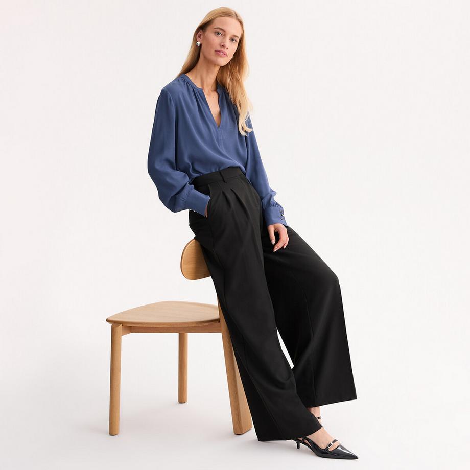 La Redoute Collections Blouse Col V Manches Longues  