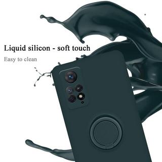 Cadorabo  Hülle für Xiaomi RedMi NOTE 11 PRO 4G  5G TPU Silikon mit Ring Liquid 