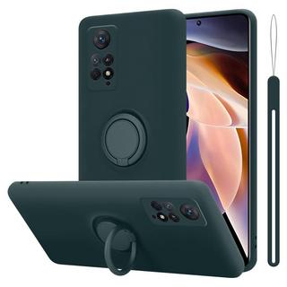 Cadorabo  Hülle für Xiaomi RedMi NOTE 11 PRO 4G  5G TPU Silikon mit Ring Liquid 