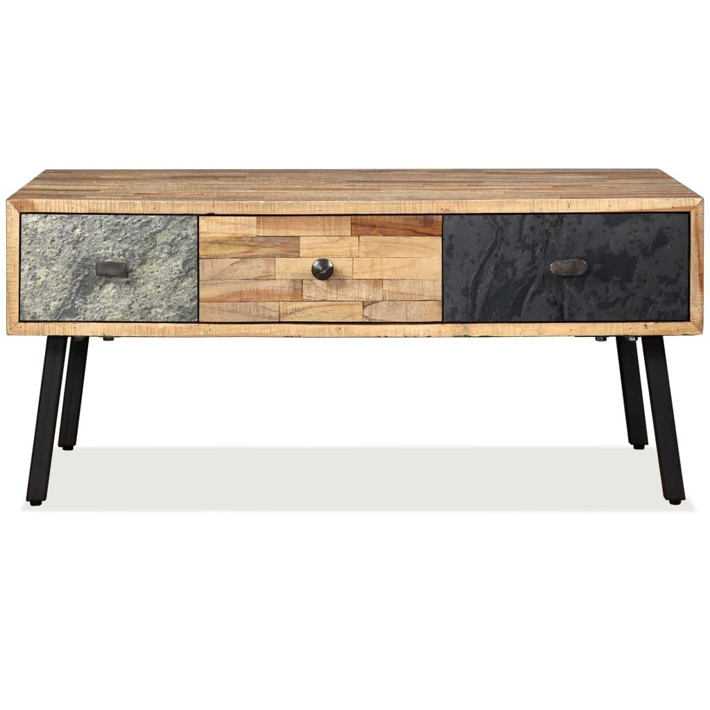 VidaXL Table basse bois  