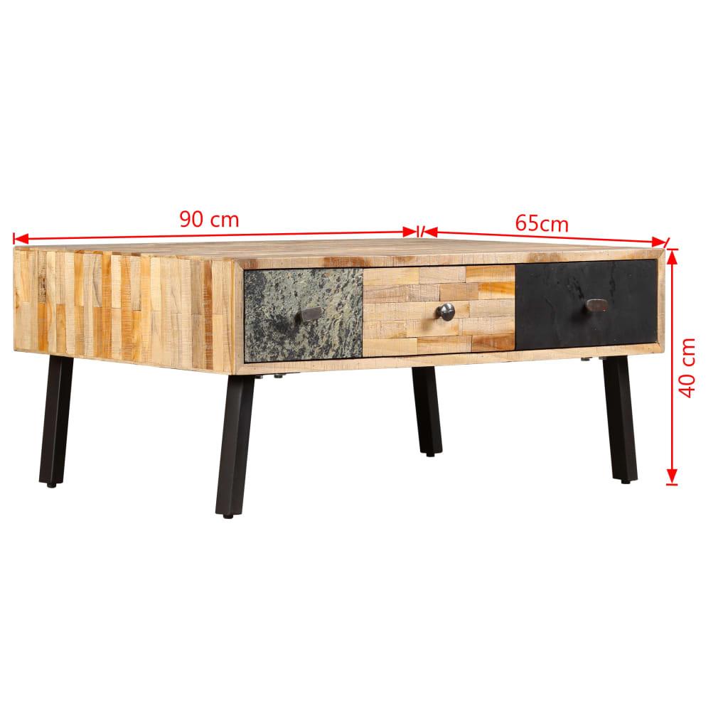 VidaXL Table basse bois  