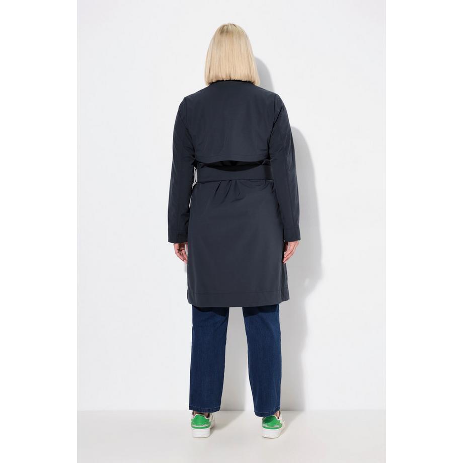 Ulla Popken HYPRAR Softshell Trenchcoat mit Gürtel  