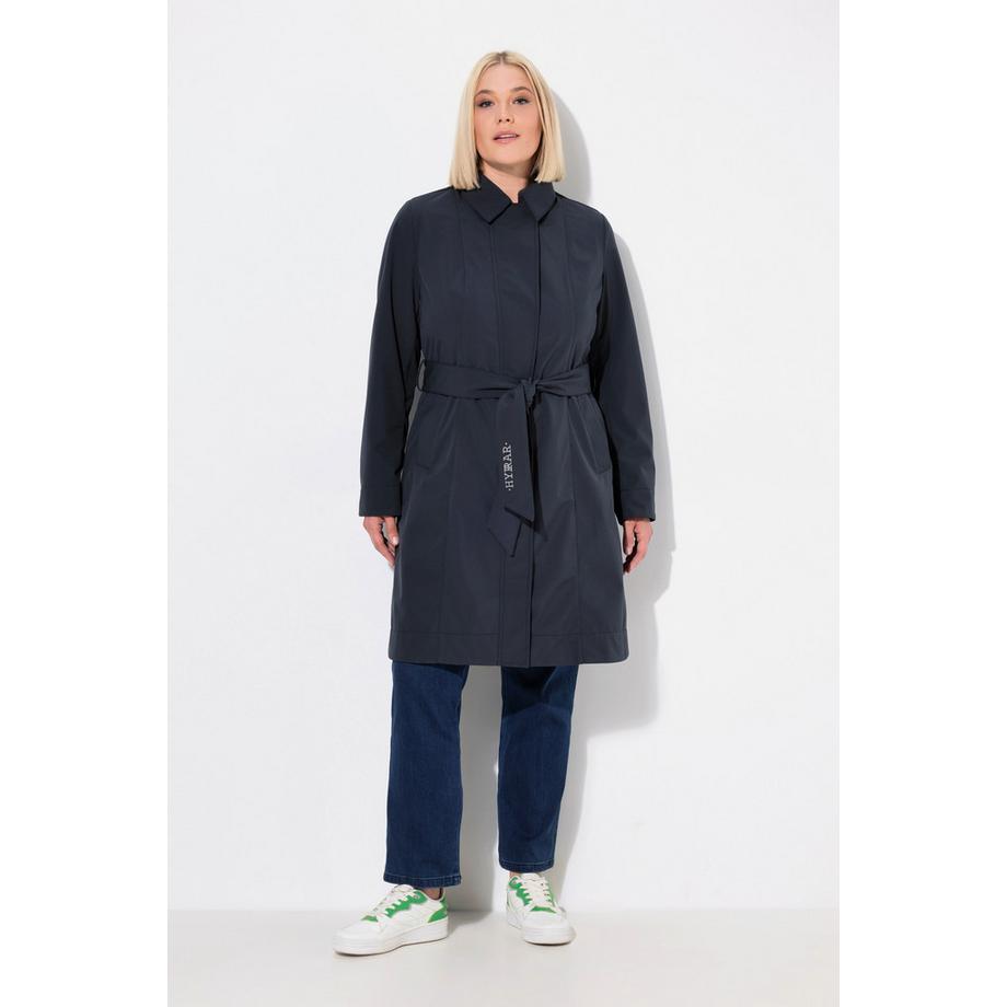 Ulla Popken HYPRAR Softshell Trenchcoat mit Gürtel  