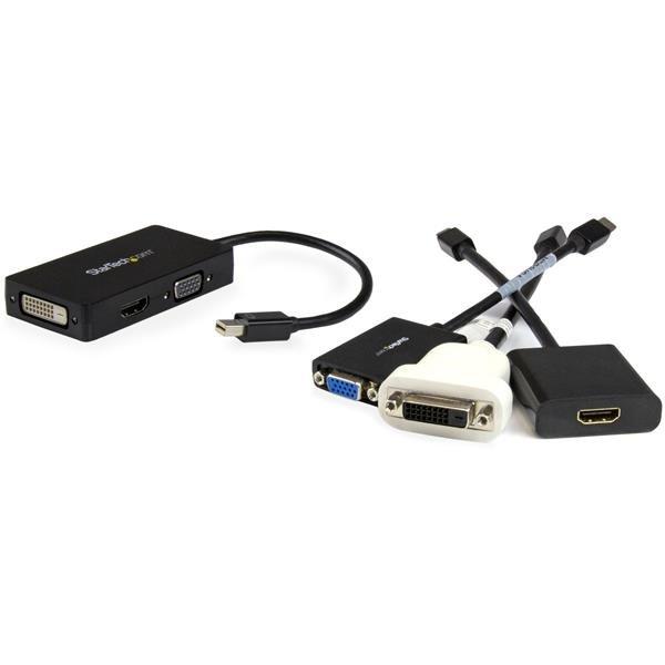 STARTECH.COM  StarTech.com 3-in-1 Mini DisplayPort auf HDMI / DVI / VGA Adapter - Reiseadapter 