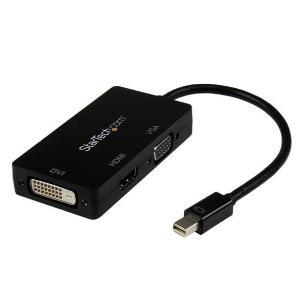 STARTECH.COM  StarTech.com 3-in-1 Mini DisplayPort auf HDMI / DVI / VGA Adapter - Reiseadapter 