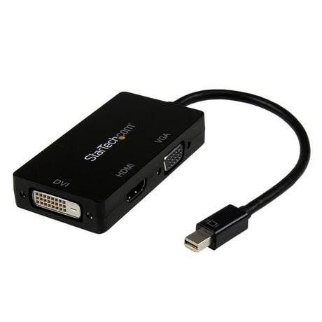 STARTECH.COM  StarTech.com 3-in-1 Mini DisplayPort auf HDMI / DVI / VGA Adapter - Reiseadapter 