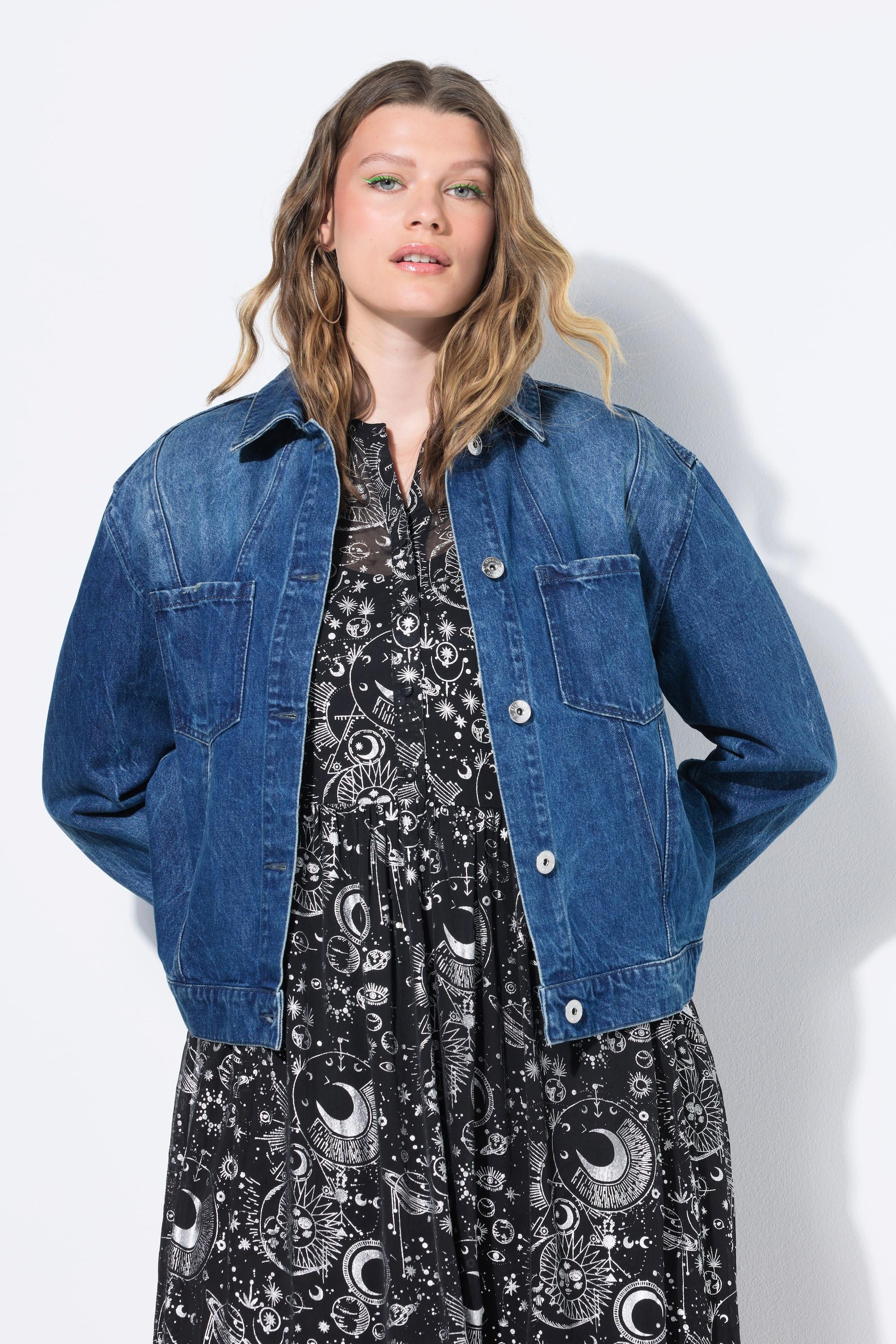 Studio Untold Giacca di jeans oversize lavata  