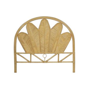 Bett-Kopfteil - 140 cm - Rattan - Holzfarben - CHELINA