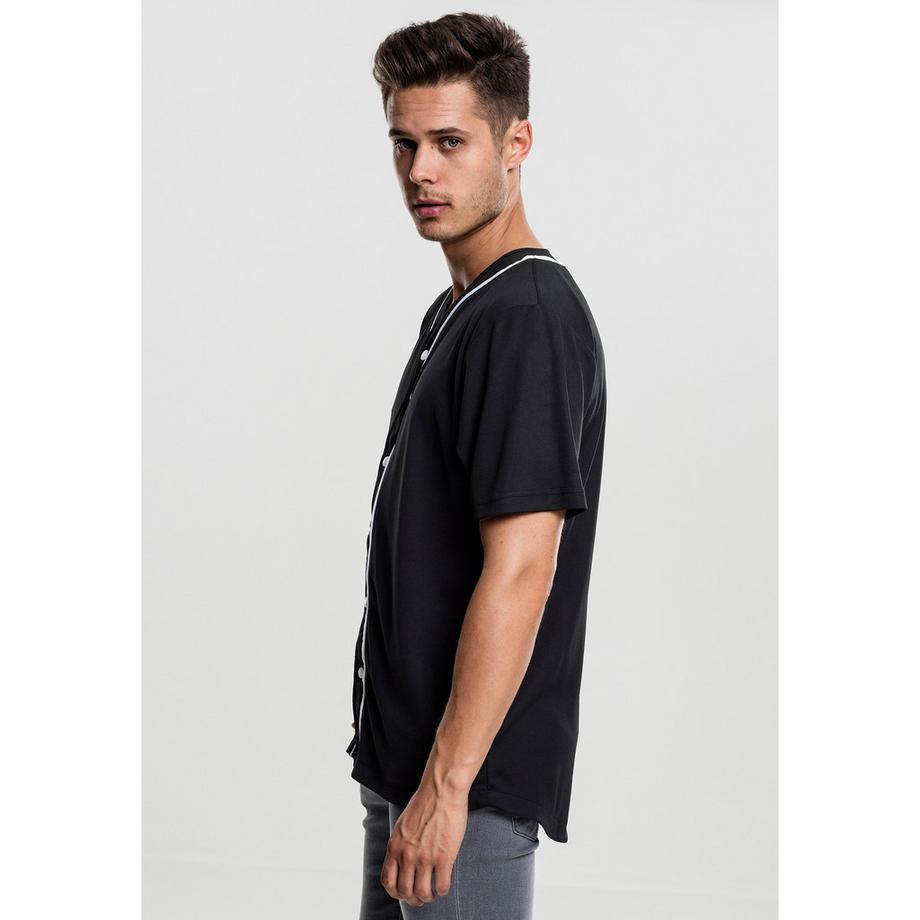 URBAN CLASSICS Baseball Mesh T-Shirt  