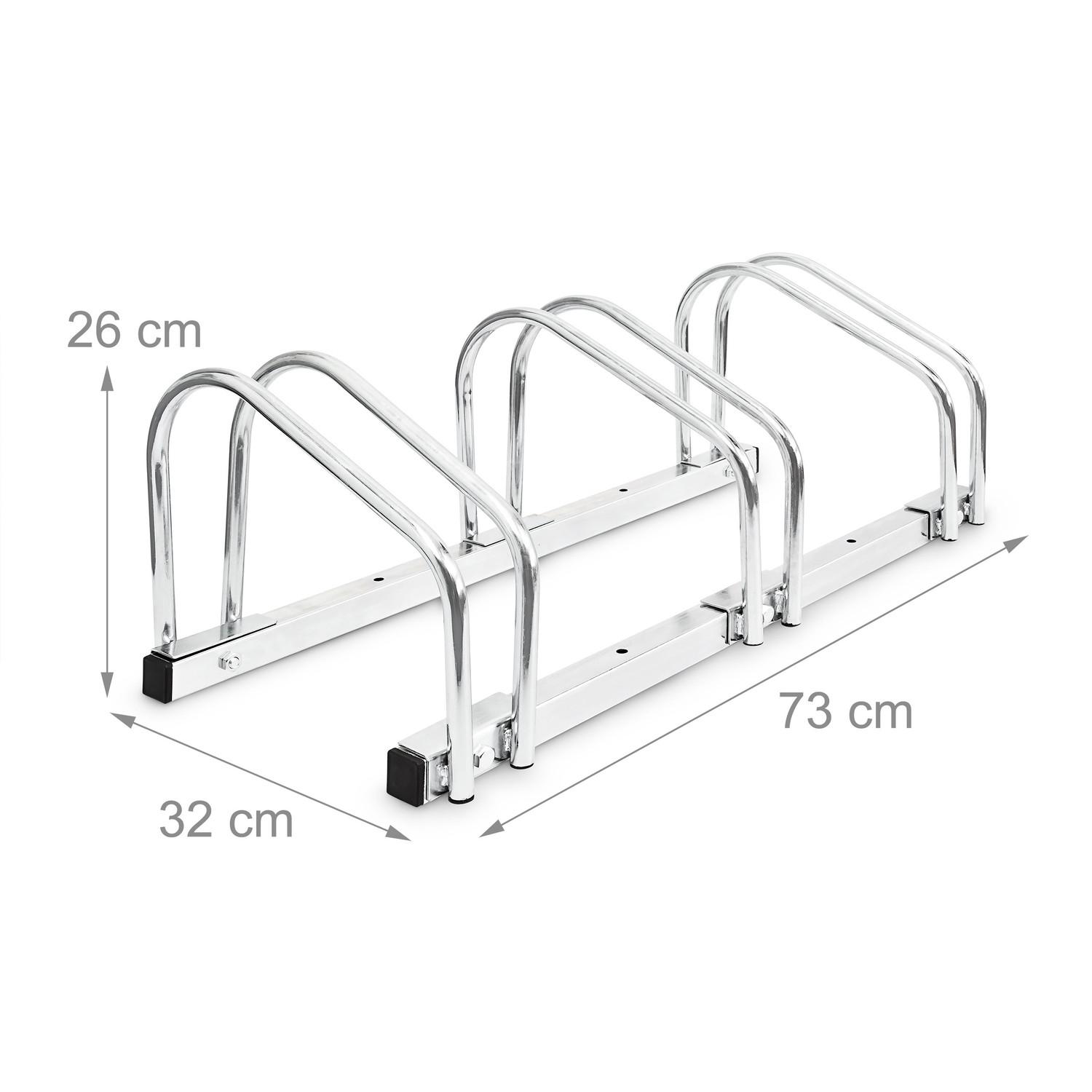 B2X  Fahrradständer für 3 Fahrräder aus Stahl 