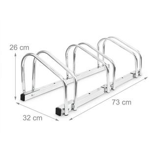 B2X  Fahrradständer für 3 Fahrräder aus Stahl 