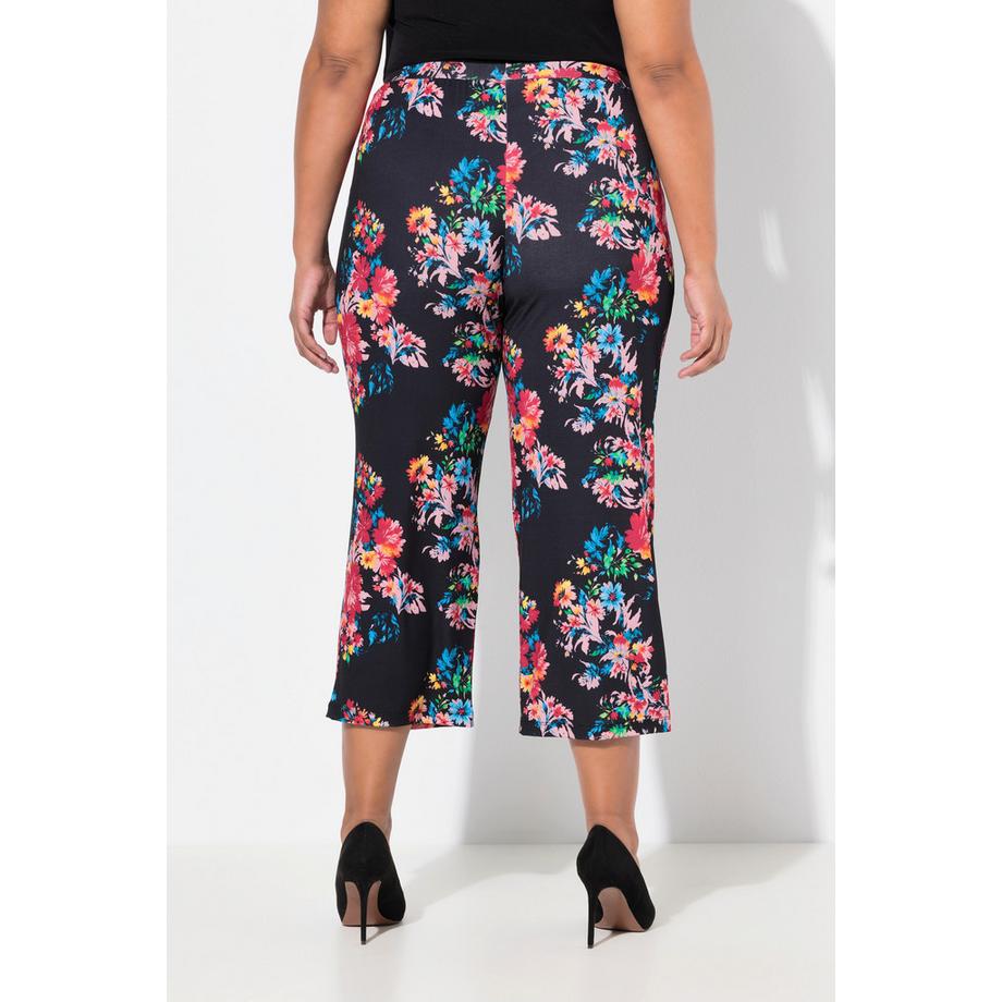 Ulla Popken Pantaloni Jersey Stampati 7/8 Gamba Dritta  