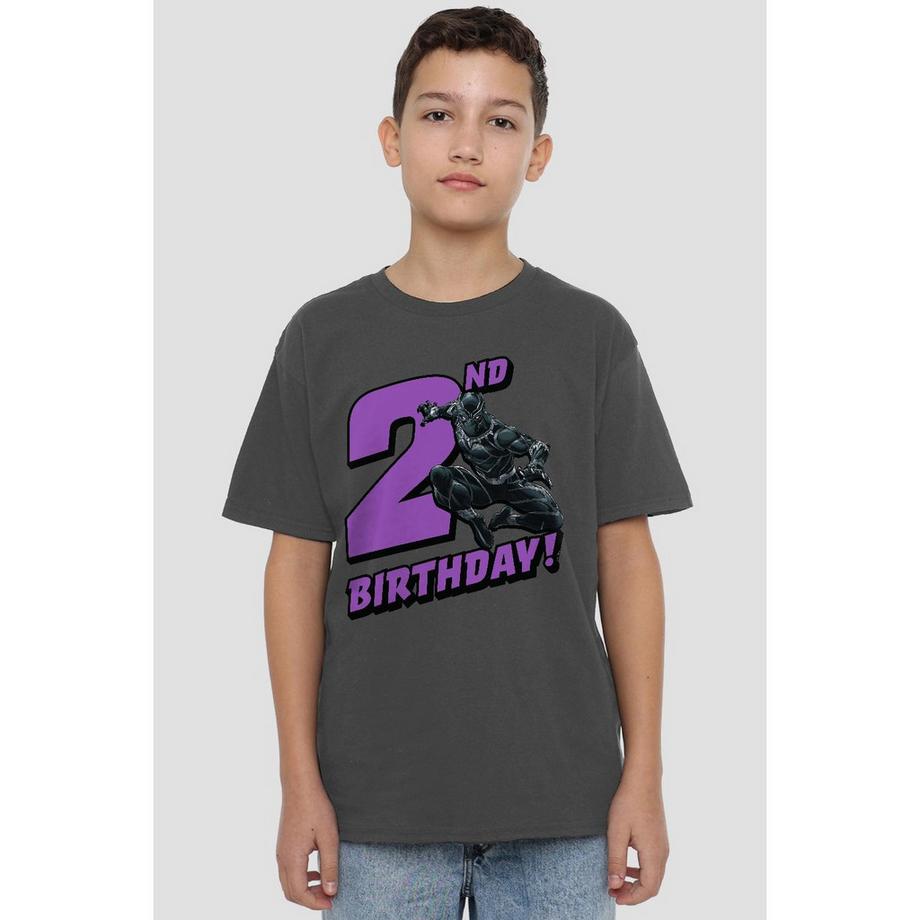 Black Panther  TShirt  2 Geburtstag 