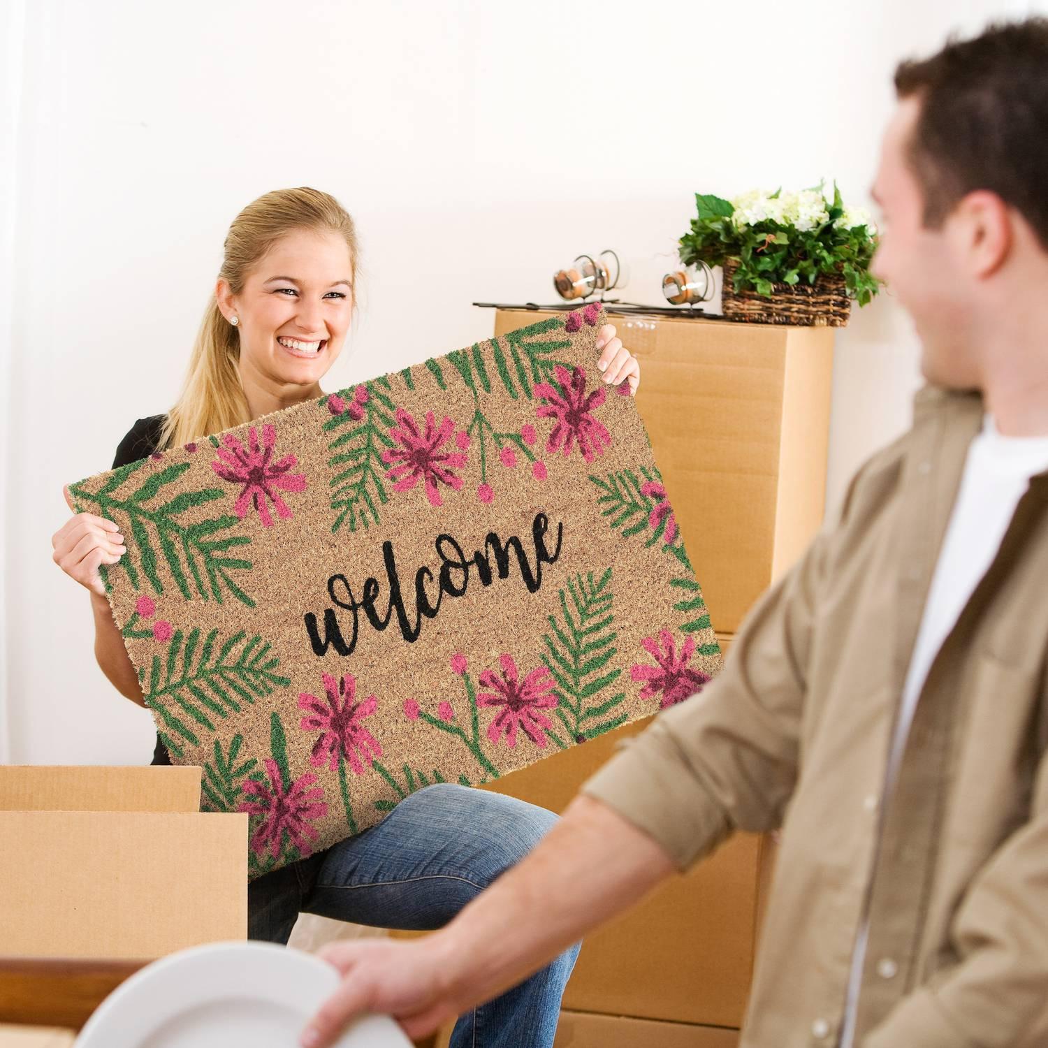 Northix zerbino di benvenuto in fibra di cocco tropicale  