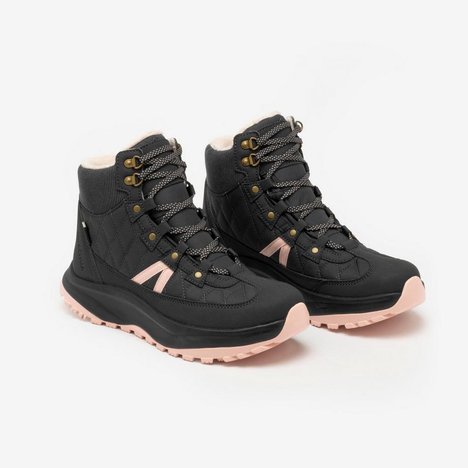QUECHUA Bottes montantes à lacets  