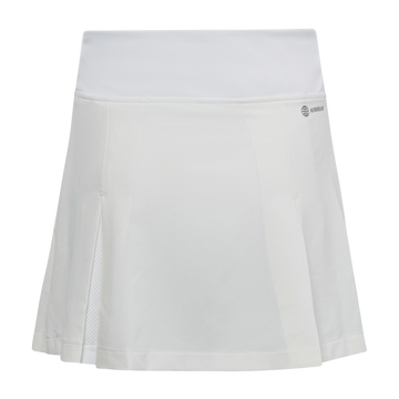 Girls Club Pleat Weiss