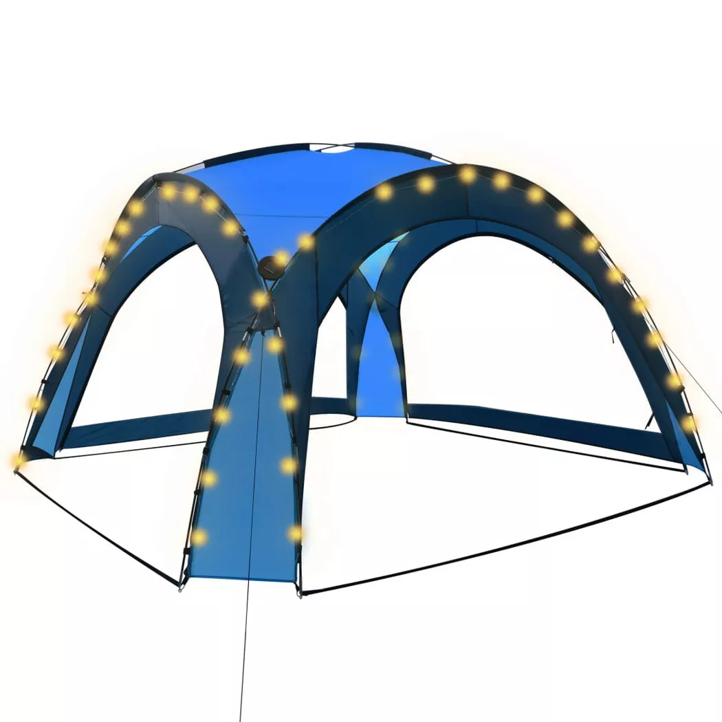 VidaXL - tenda per feste Tessuto, One Size, Blu