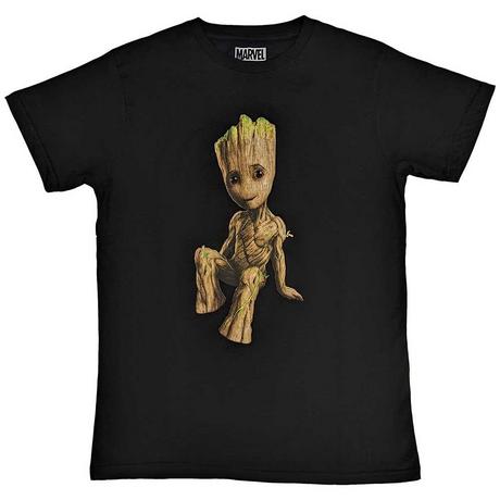 Guardians Of The Galaxy Groot Bedrucktes Regular Fit T-Shirt  