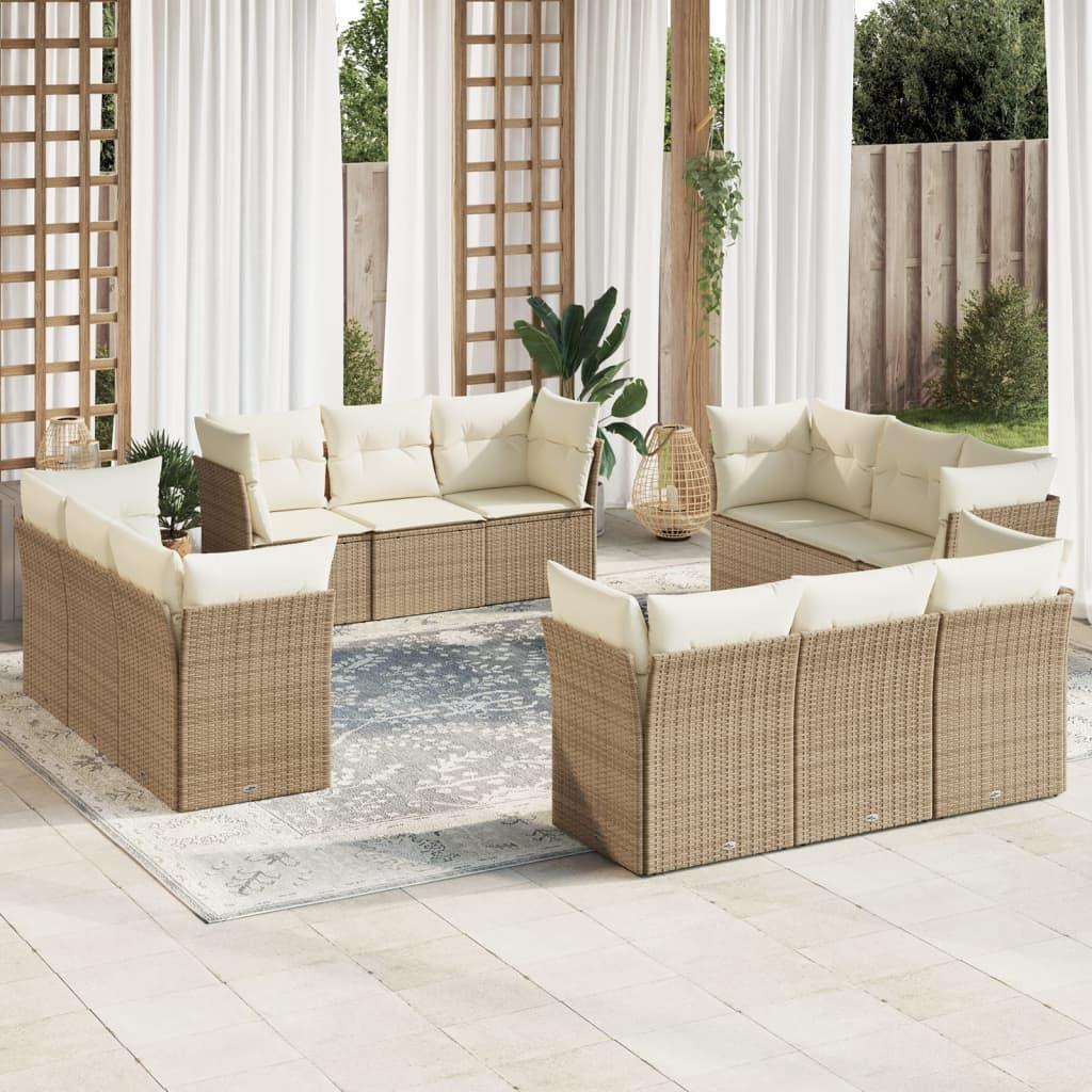 VidaXL Garten sofagarnitur poly-rattan  