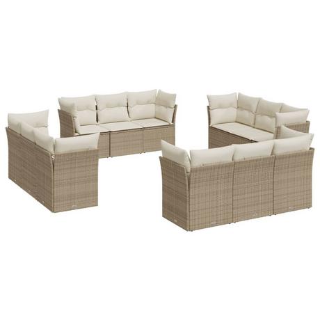 VidaXL Garten sofagarnitur poly-rattan  