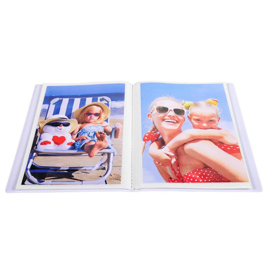Exacompta Album photos à pochettes souples 24 photos 10x15cm - Format 12x16cm - x 12  