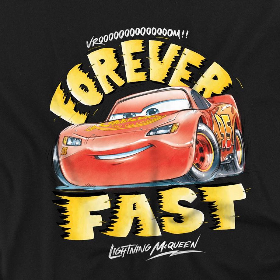 Cars  T-ShirtMotif Flash Mcqueen Forever Fast 