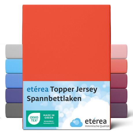 etérea Himmlische Qualität Comfort Jersey Topper Spannbettlaken  