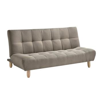 Schlafsofa Klappsofa 3-Sitzer - Stoff - Taupe - ESTEBAN