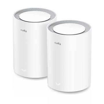 CUDY Mesh Solution M3000 2er-Pack AX3000 Gigabit Wi-Fi 6 2,5G Weiß