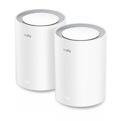 cudy  CUDY Mesh Solution M3000 2er-Pack AX3000 Gigabit Wi-Fi 6 2,5G Weiß 