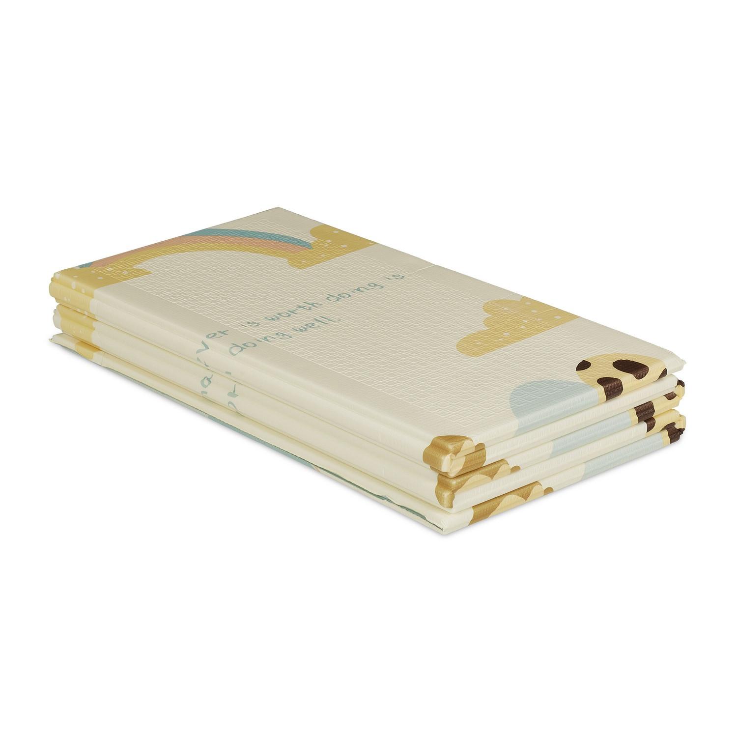 B2X Faltbare Spielmatte mit Tiermotiven  