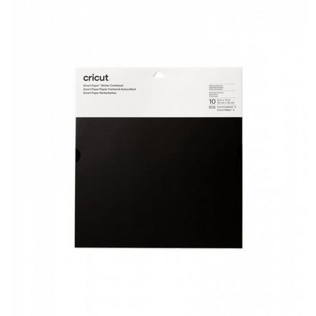 Cricut Smart (30.5 x 30.5 cm, 10 feuilles, noir)  