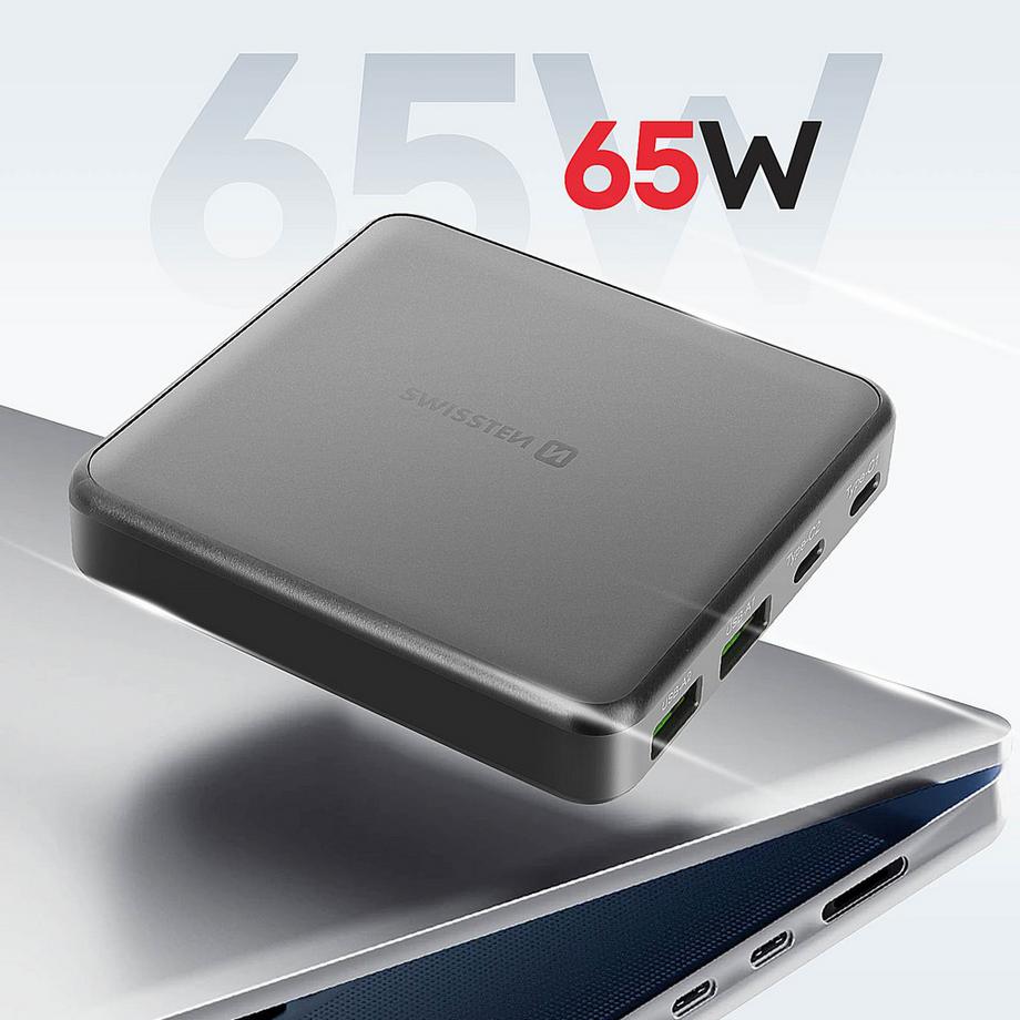 SWISSTEN  Swissten Lade-Hub, Schwarz 