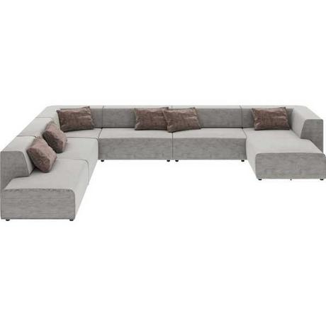 KARE Design Zona giorno Infinity Miami grigio 417  