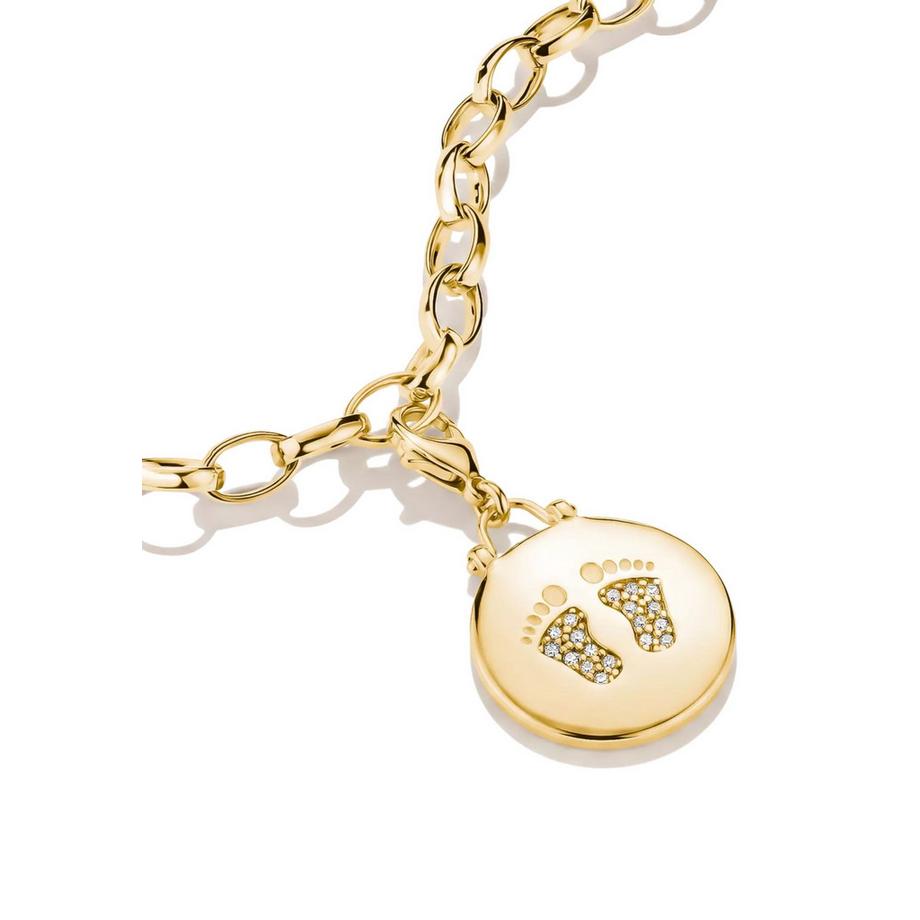Thomas Sabo  Vereter Fußspuren Charm Anhänger 
