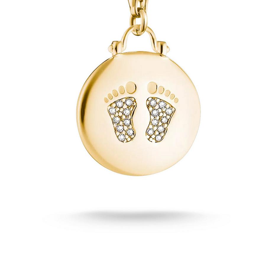 Thomas Sabo  Vereter Fußspuren Charm Anhänger 