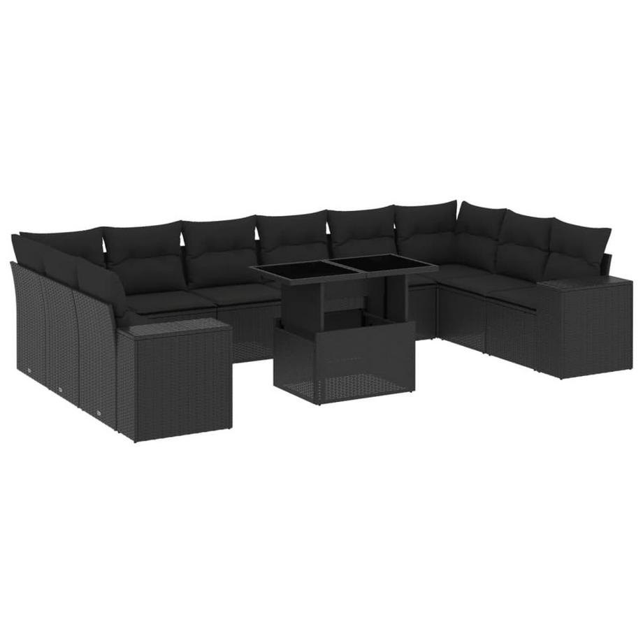 set divano da giardino Polirattan