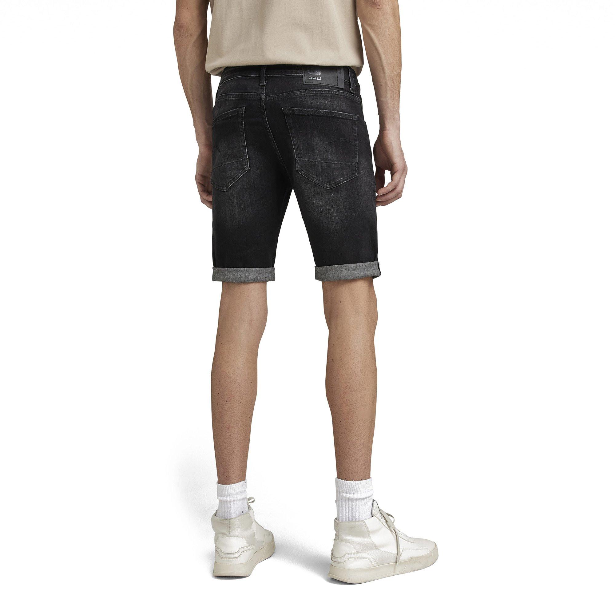 G-STAR RAW 3301 Slim Stretch Shorts in Denim  