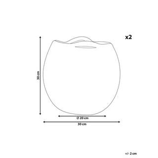 Beliani Korb aus Baumwolle Boho PANJGUR  