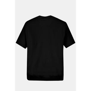 JP1880  T-shirt Basic ventre confort à manches courtes  noir 