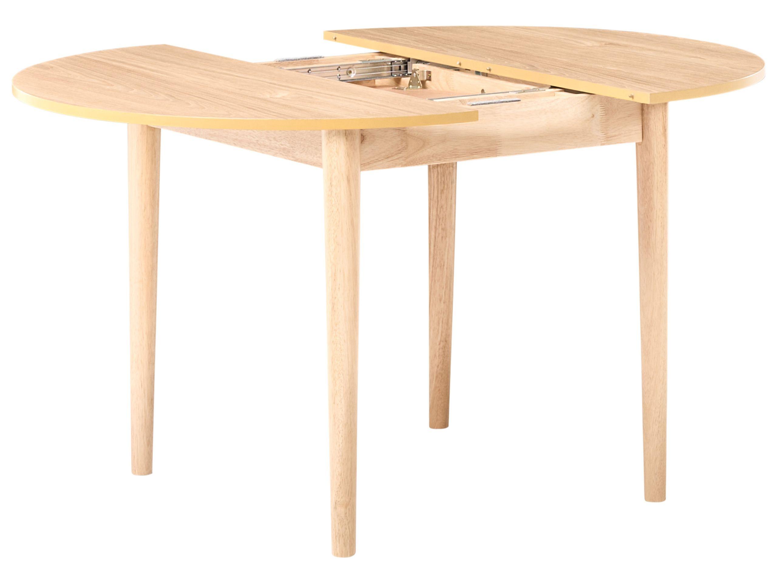 Beliani Ausziehbarer Esstisch aus MDF-Platte Modern ECHO  