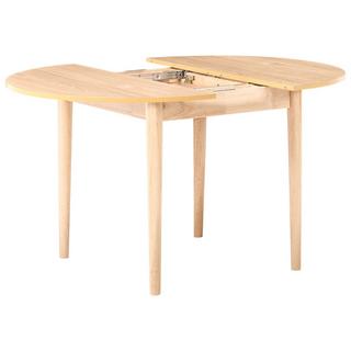 Beliani Ausziehbarer Esstisch aus MDF-Platte Modern ECHO  