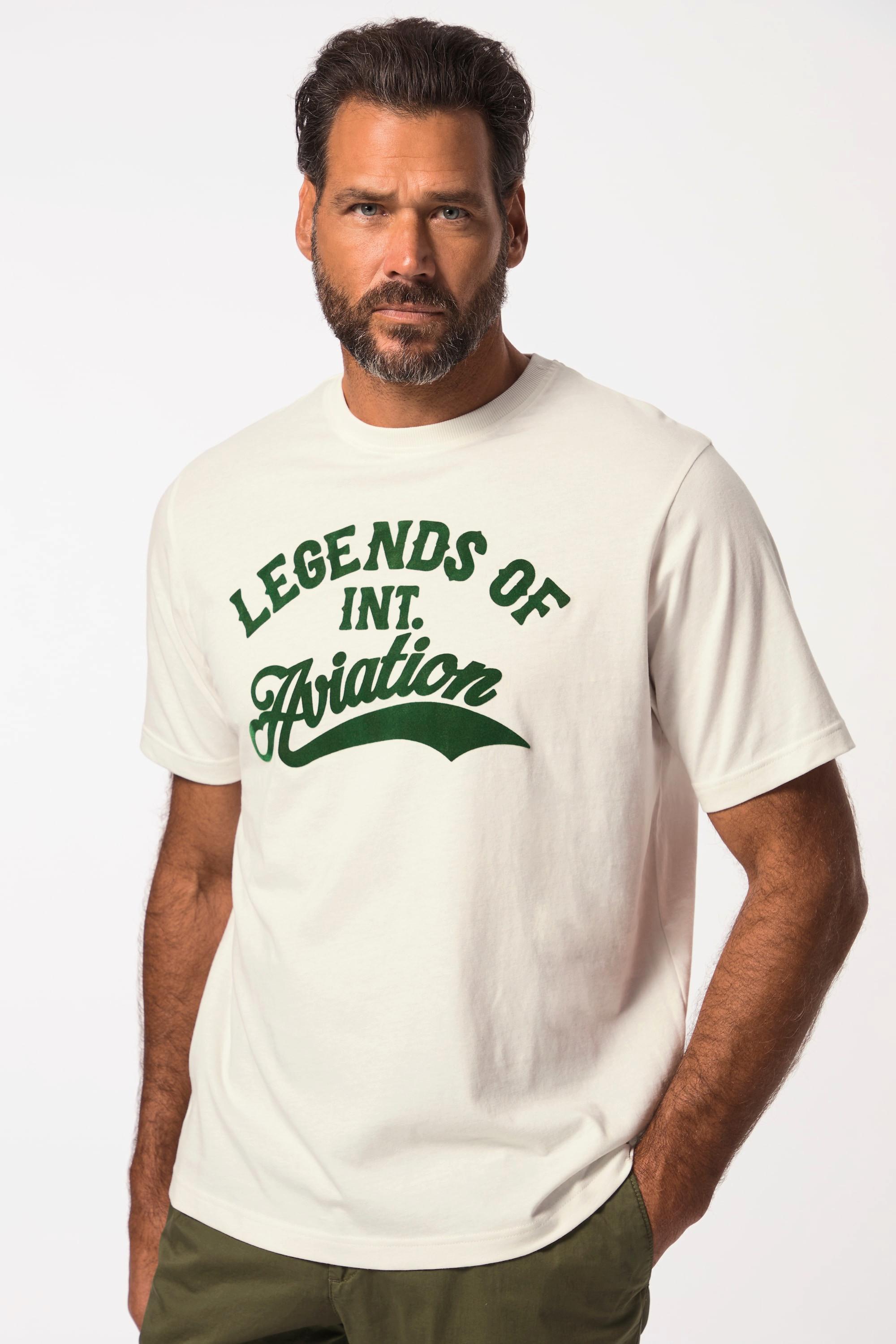 JP1880 Halbarm Flock Print T-Shirt  